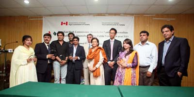 Canada awards for Pakistani journalists